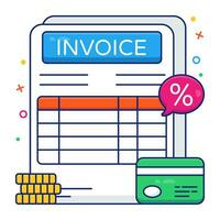 A premium download icon of balance sheet vector