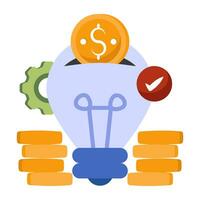 Perfect design icon of financial idea vector