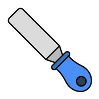 Trendy vector design of chisel