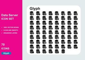 data server glyph  gradient vector