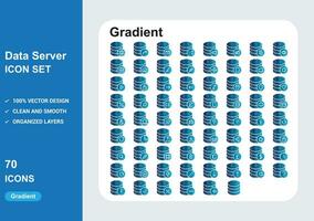 data server  square color vector