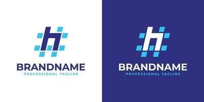 Letter H Hashtag Logo, suitable for any business with H initial. vector