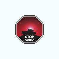 stop war sign logo vector