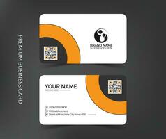 Modern business card template design vector