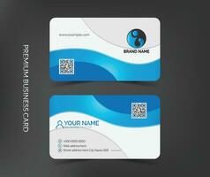 Elegant business card template design vector