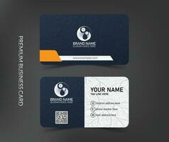 Professional modern business card template desigtn vector