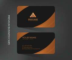 Premium luxury business card template,Elegant and luxury visiting card template design vector