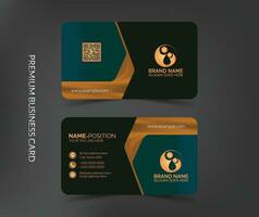 Luxury and elegant business card template design,luxury visiting card layout vector