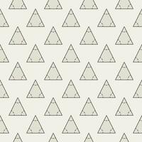 Geometrical Triangle vector colored seamless pattern. Geometry Education background