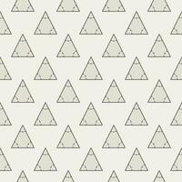 Geometrical Triangle vector colored seamless pattern. Geometry Education background