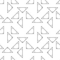 Geometry Triangle vector outline concept minimal seamless pattern