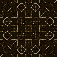 Geometry and Math Education concept vector linear seamless pattern with Geometrical Square symbol