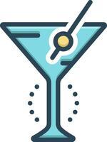 color icon for beverage vector