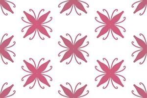 Abstract geometric floral seamless pattern for fabric print vector
