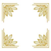 Mandala Flower Stock Element Collection Set vector