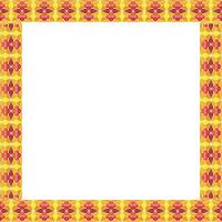 mosaic frame element design pattern vector