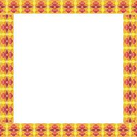 mosaic frame element design pattern vector