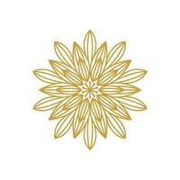 Mandala Flower Stock Element Collection Set vector