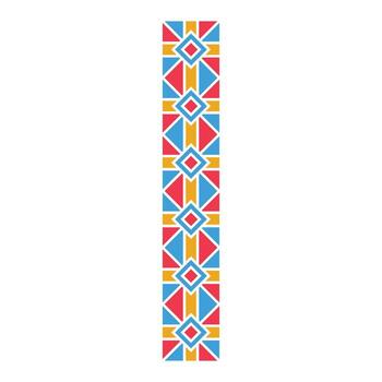 mosaico marco elemento vector diseño