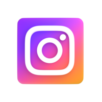 3d icône logo instagram png