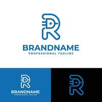 Letter R Plug Logo, suitable for any business related to Plug with R initial. vector