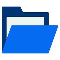 Folder icon illustration for UIUX, web, app, infographic etc vector