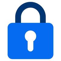 Lock icon illustration for UIUX, web, app, infographic etc vector