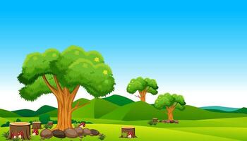 Natural background design vector