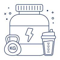 A unique design icon of supplement vector