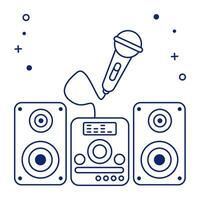 Modern design icon of sound system vector