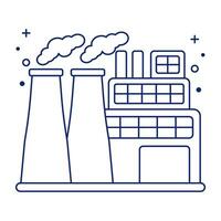 Perfect design icon of factory building vector