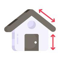 Creative design icon of home for sale vector