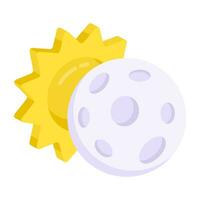 Premium download icon of mostly sunny day vector