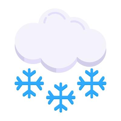 Creative design icon of thunderstorm