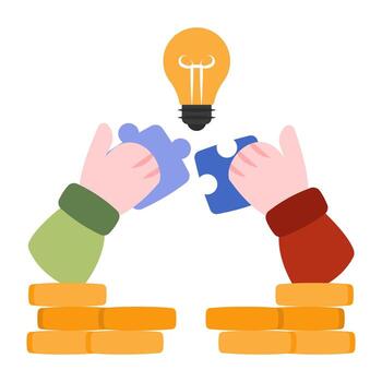 icono de diseño moderno de resolución de problemas vector