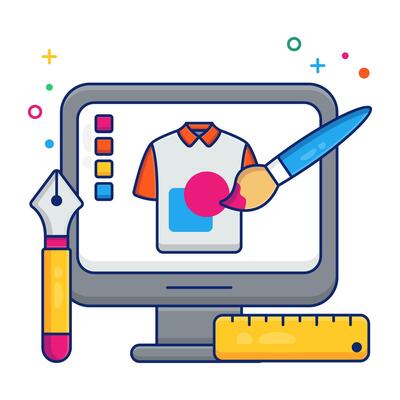 Pen with nodes, photoshop tool icon