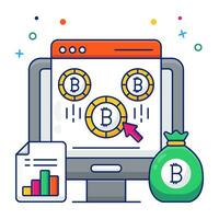 prima descargar icono de bitcoin sitio web vector