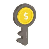 An icon design of financial access vector