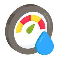 An icon design of rain speed vector