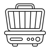 A unique design icon of sandwich maker vector