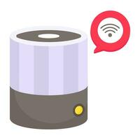 A perfect design icon of smart speaker vector