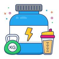 A unique design icon of supplement vector