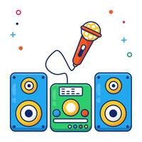 Modern design icon of sound system vector