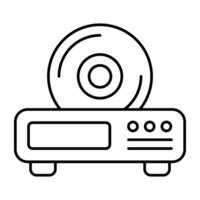 Perfect design icon of CD rom vector