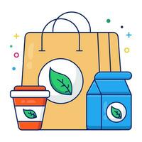 Premium download icon of eco parcel vector