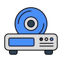 Perfect design icon of CD rom vector