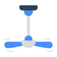 A modern design icon of ceiling fan vector