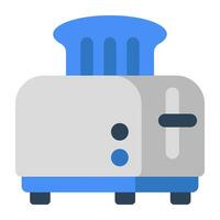 A unique design icon of toaster vector