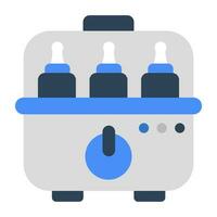 An icon design of sterilizer vector