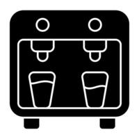 Creative design icon of ice cream machine vector